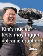 Continued nuclear testing may trigger an eruption of the active volcano Mount Paektu, located right on the border between North and South Korea.